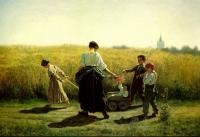 Jules Breton - The Departure for the Fields